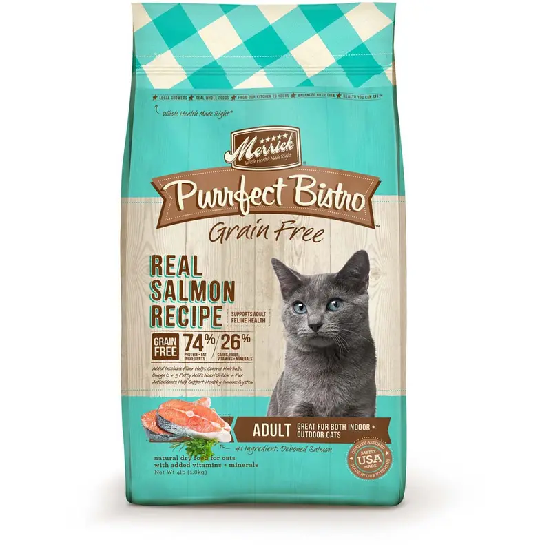 Merrick Purrfect Bistro Grain-Free Real Salmon & Sweet Potato Recipe