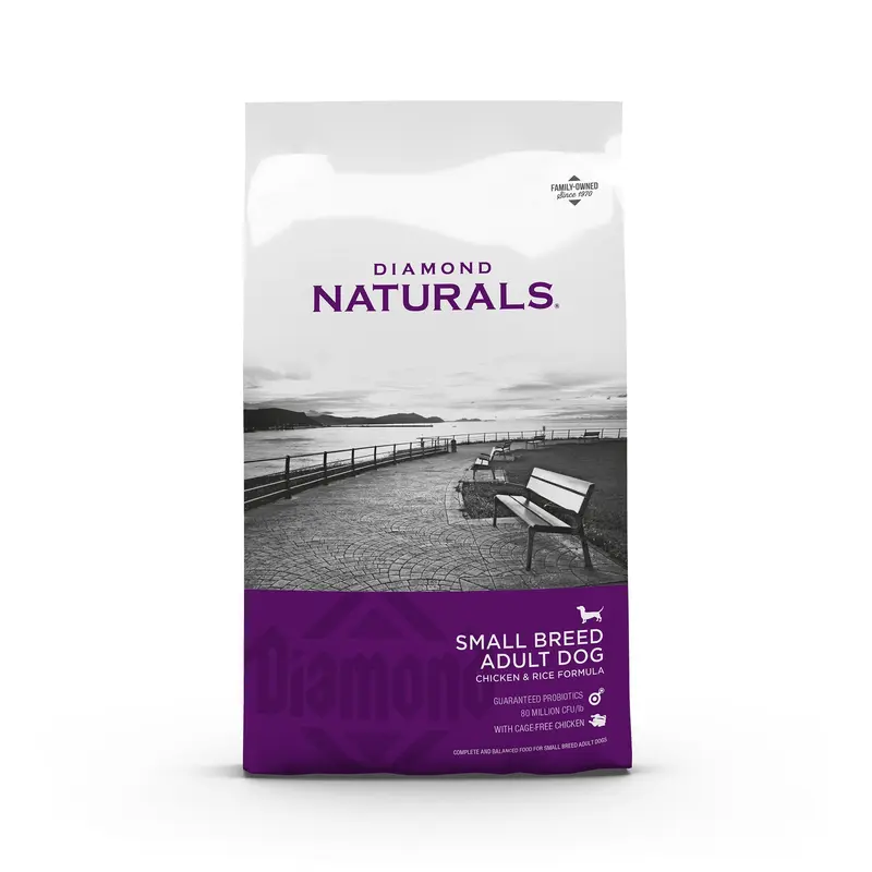 Diamond Naturals Small Breed Chicken & Rice Formula Dry Dog Food, 18 Lb