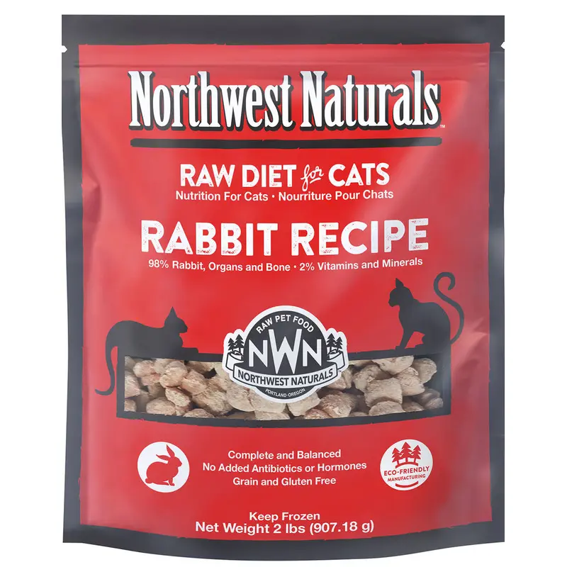 Northwest Naturals 2 lbs Cat Frozen Rabbit