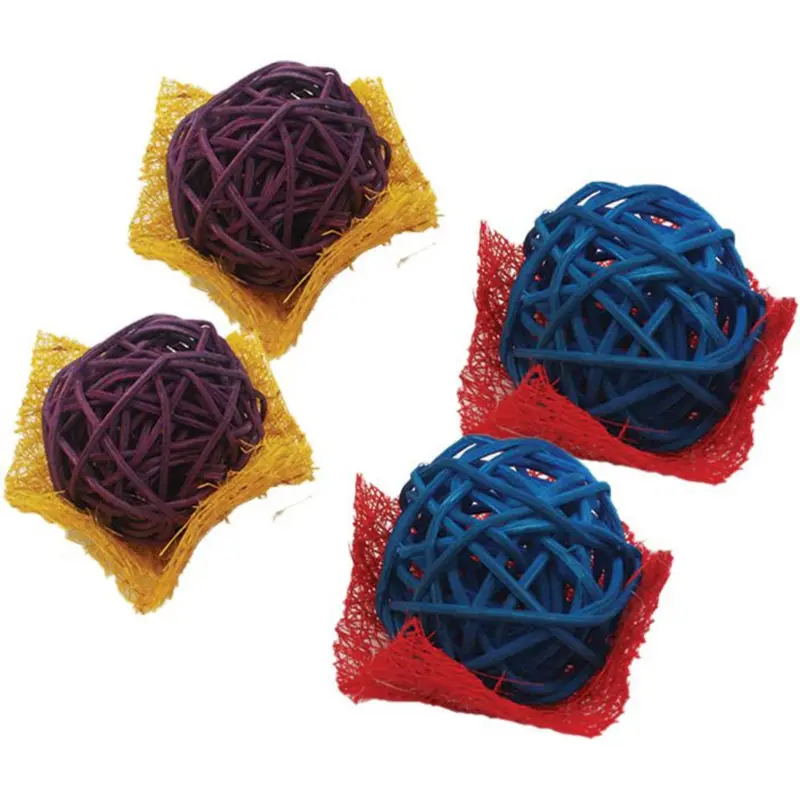A & E Nibbles Loofah Bon Bon Small Animal Toy