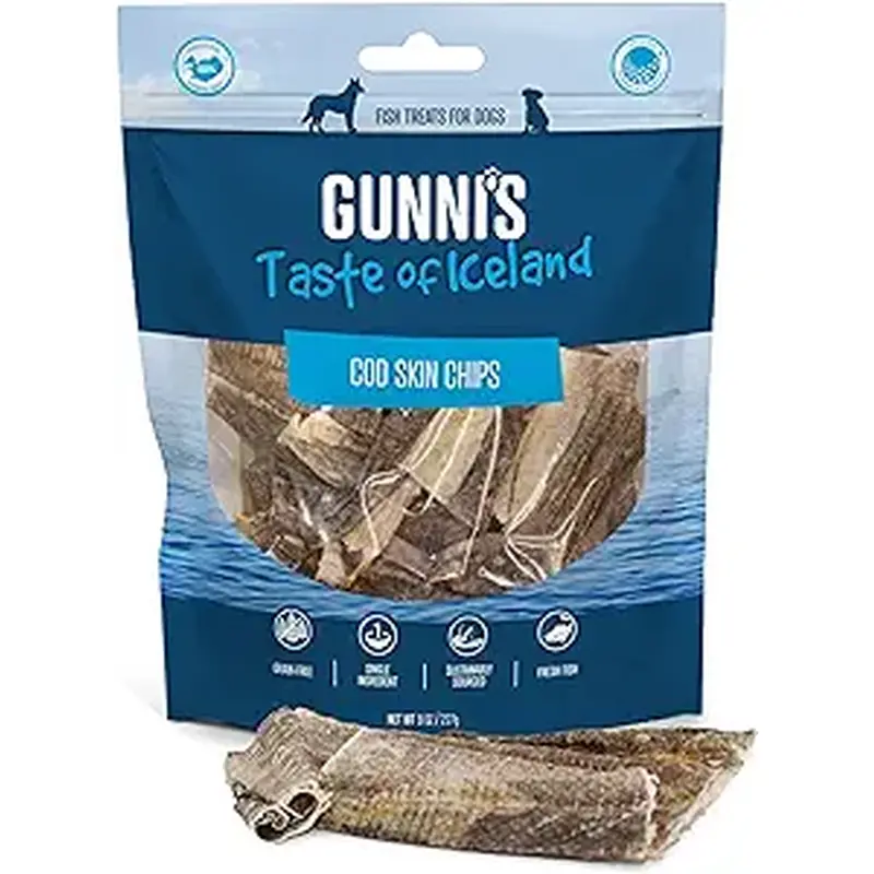 Gunni's Cod Skin Chips Treat 9 oz.