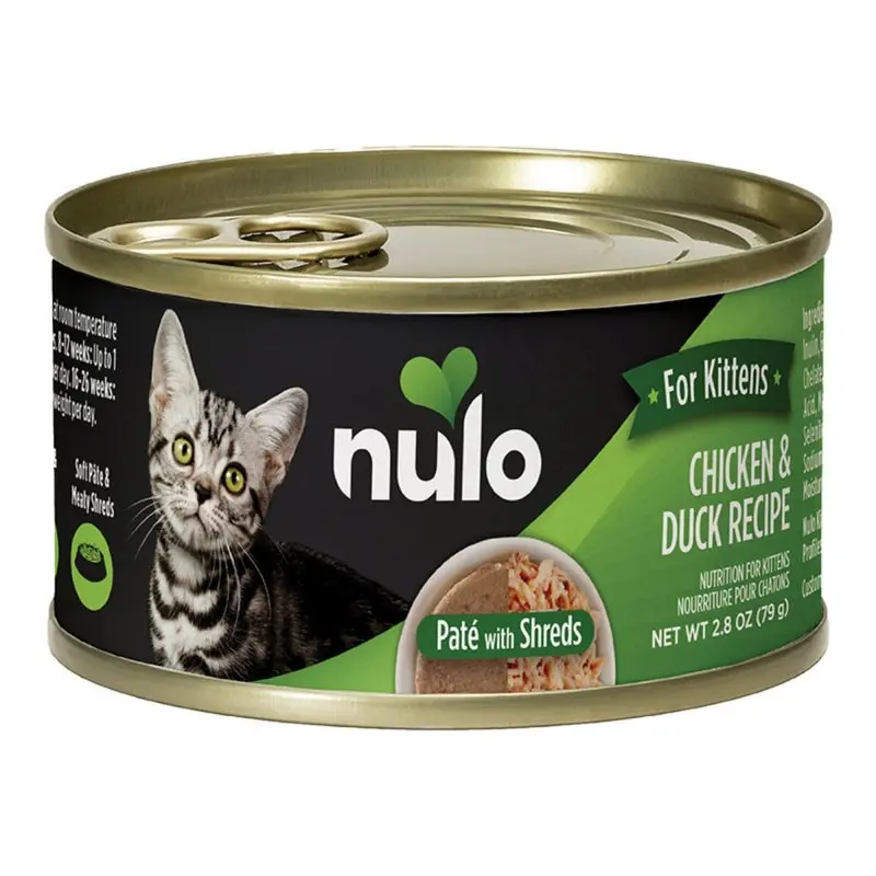 Nulo Cat Kitten Pate Chicken & Duck Recipe 2.8oz