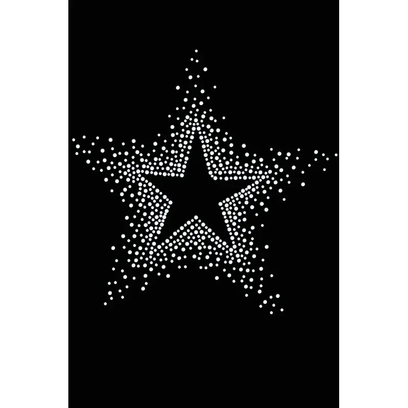Star (Clear Rhinestones) - Bandanna