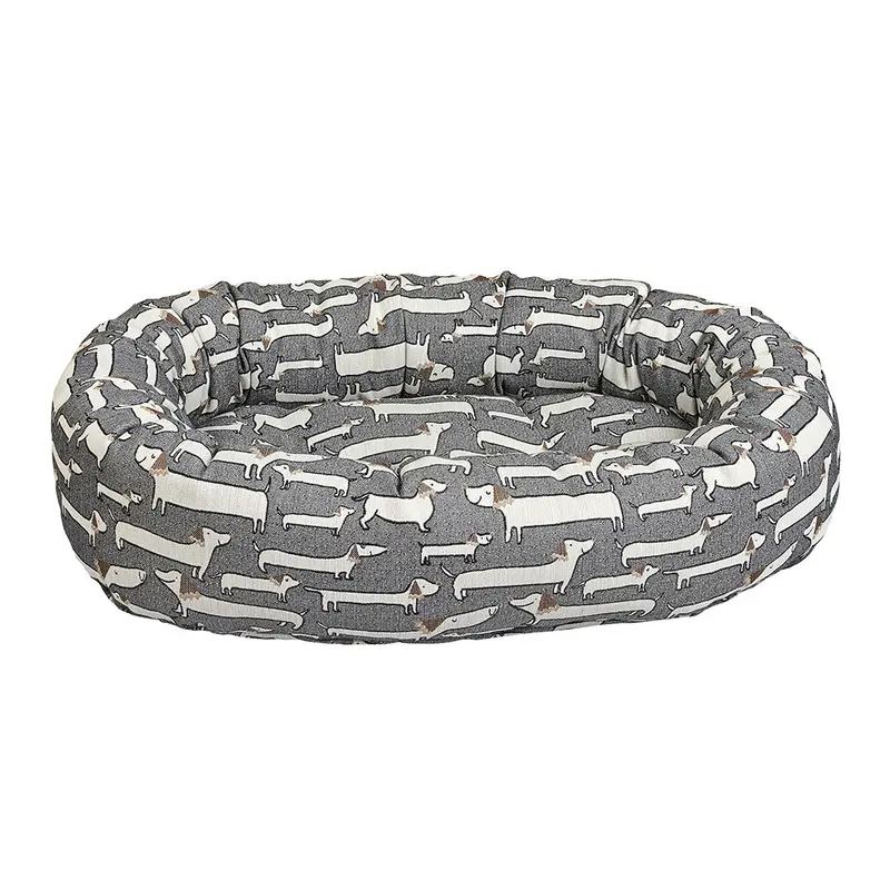 Donut Bed Dashing Dogs