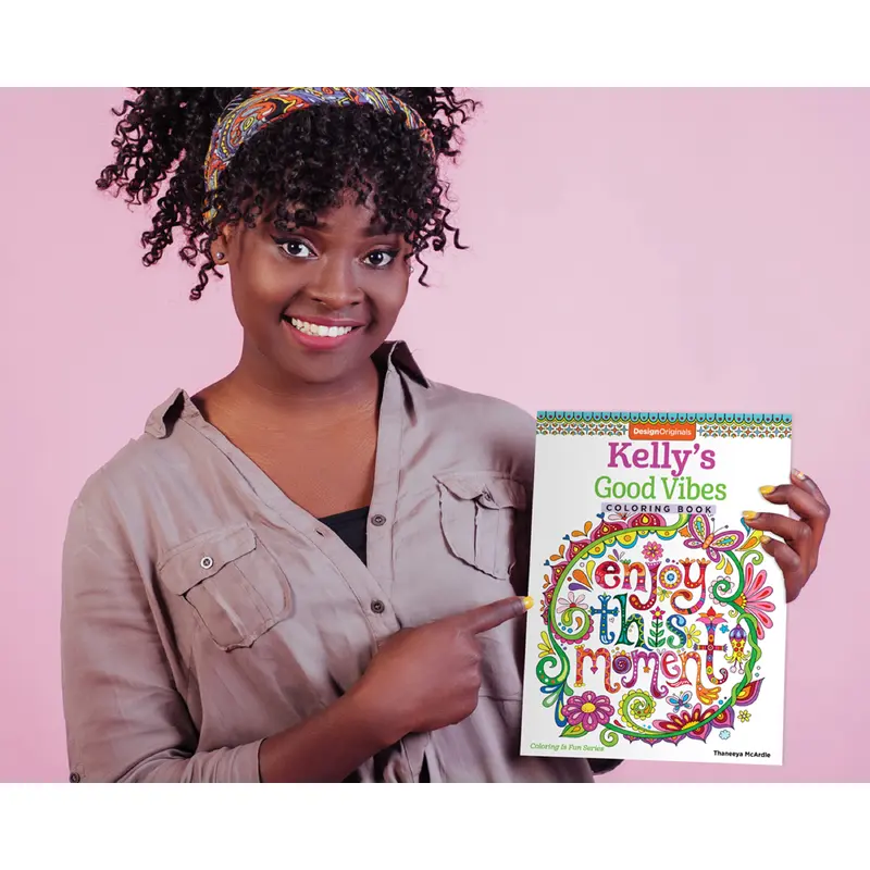 Good Vibes Coloring Book Customized