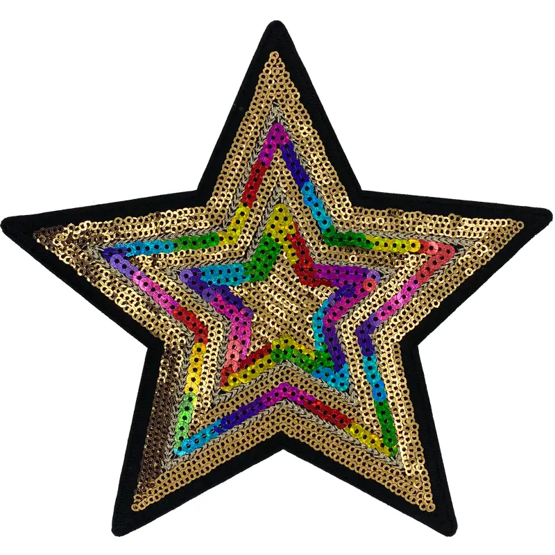 Large Sequin Star - Patch