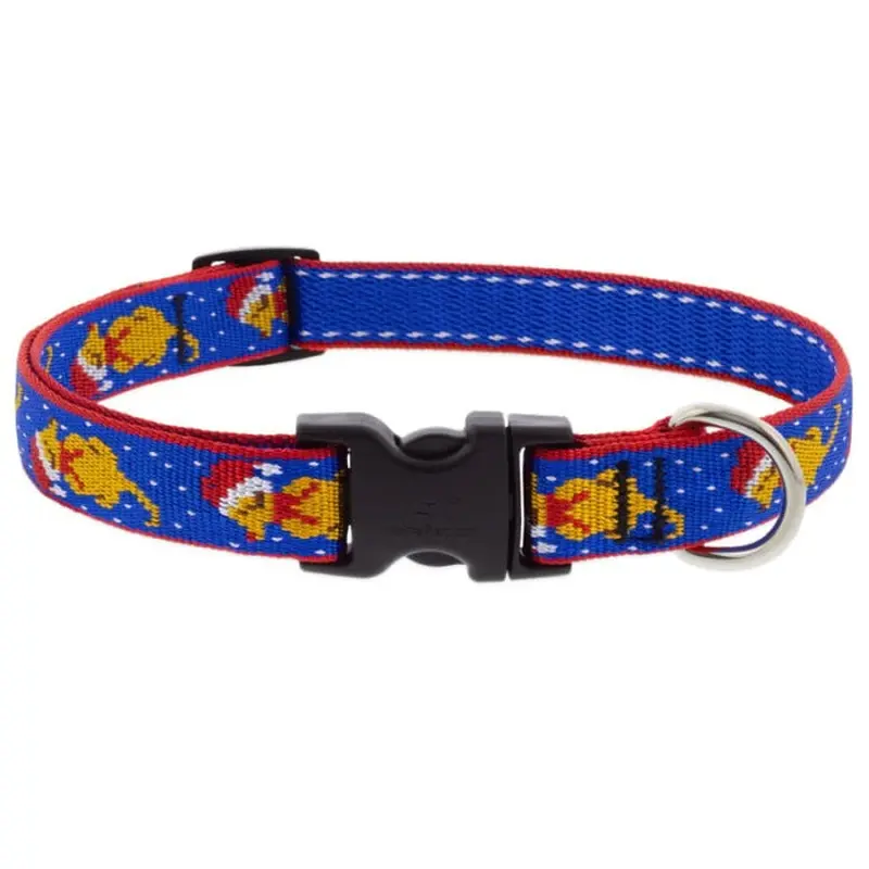 Lupine MicroBatch Dog Collar 1/2" x 10"-16" Snow Pup
