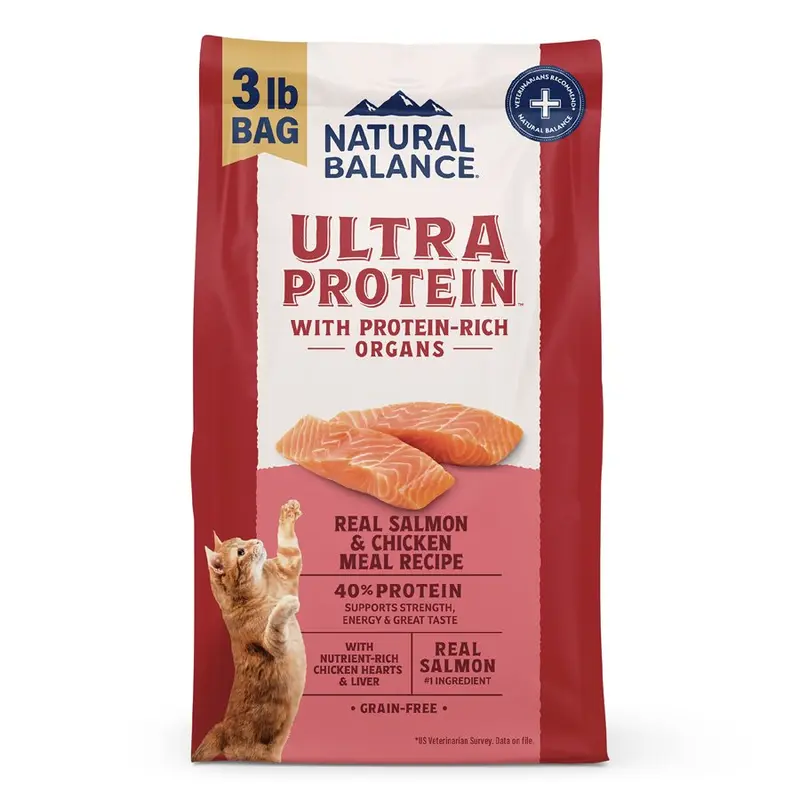Natural Balance Ultra Protein Cat Salmon & Chicken Meal 3LB