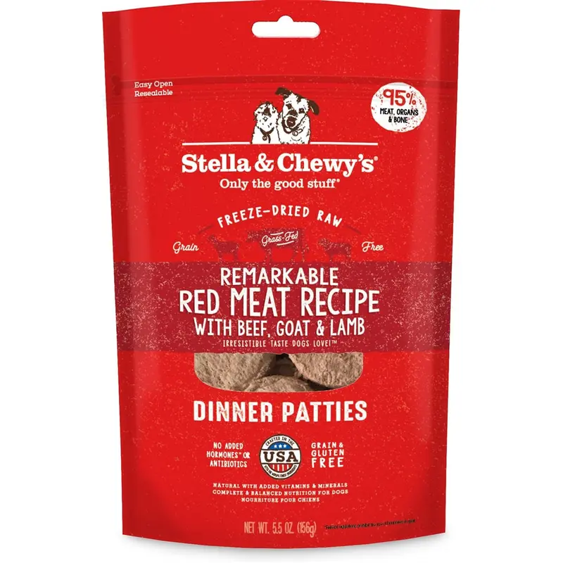 Stella & Chewy's 14 oz Dog Freeze Dried Dinner Red Meat Treats