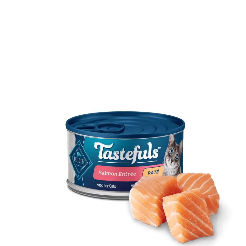 Blue Buffalo Tastefuls Adult Salmon Pate Entree Wet Cat Cans
