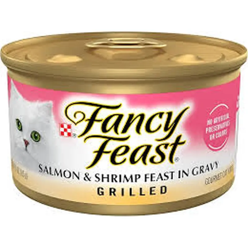 Fancy Feast Grilled Salmon & Shrimp Wet Cat Food (3oz)