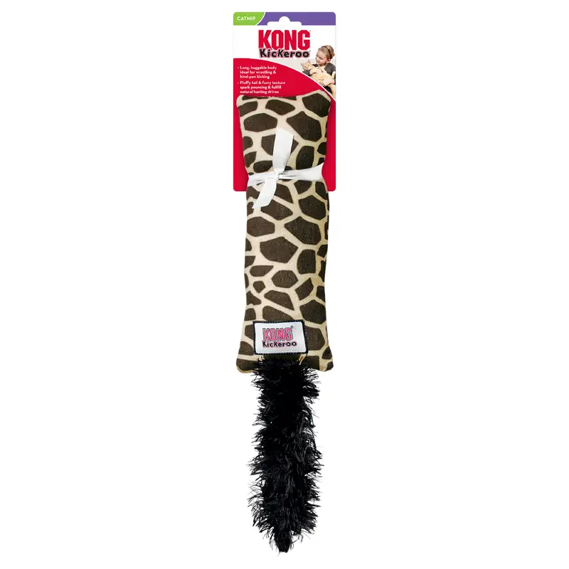 Kong Cat Toy Kickeroo Pattern #1 Brown and Beige