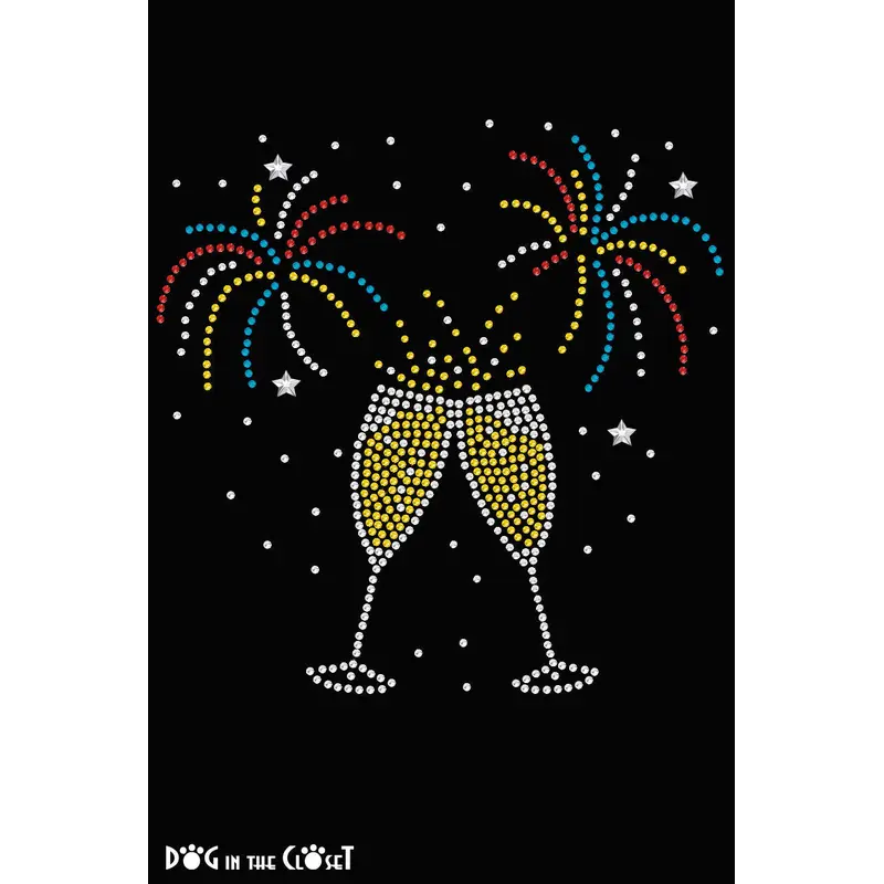 Happy New Year Drink & Fireworks - Bandanna