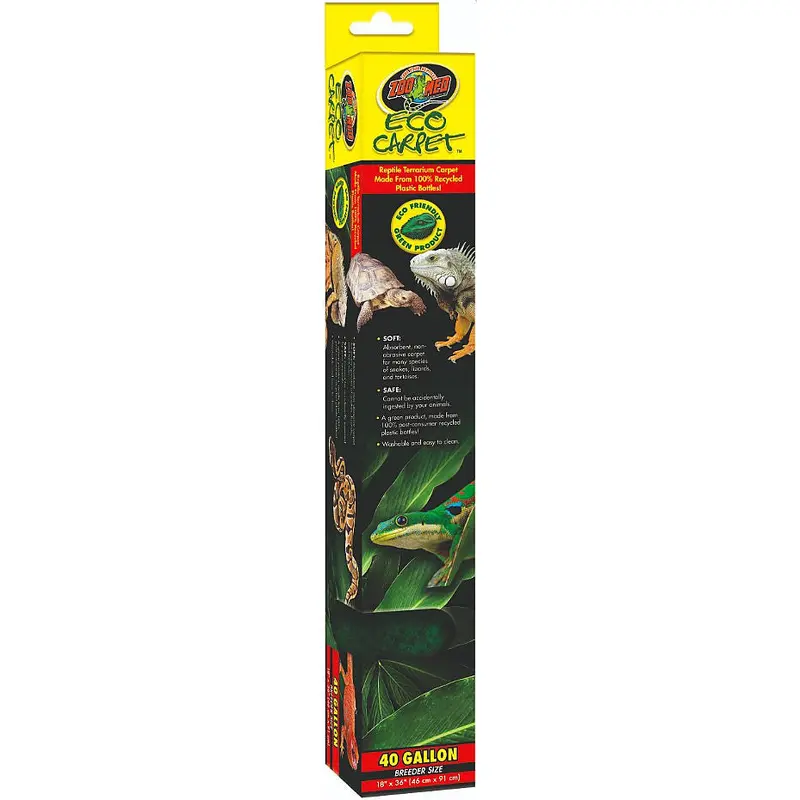 Zoo Med Eco Terrarium Carpet for 40gal Tanks Green