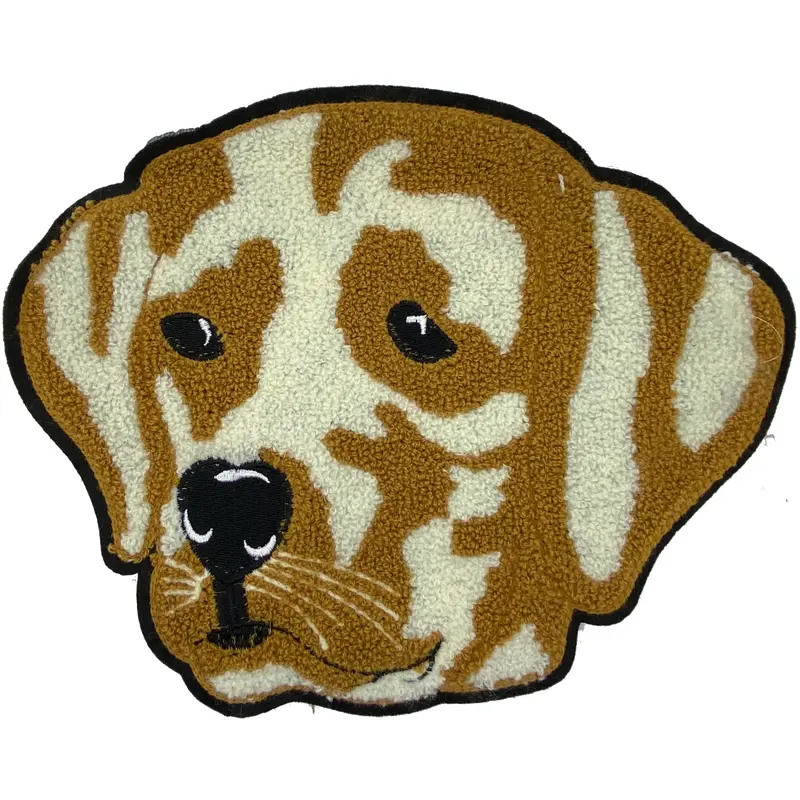 Large Chenille Lab - Patch