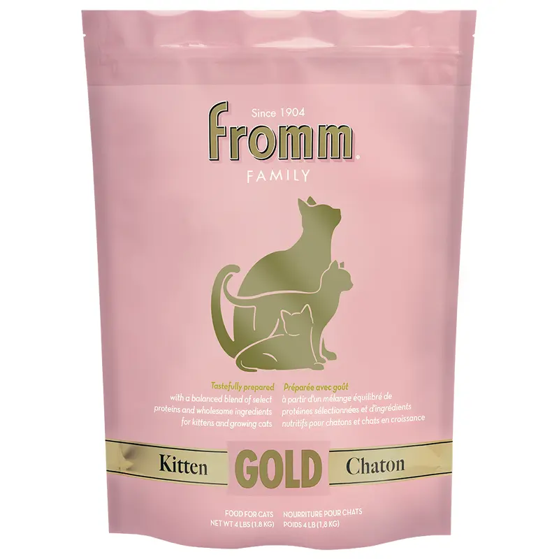 Fromm Kitten Gold Dry Cat Food  - Chicken & Duck - 4lb Bag