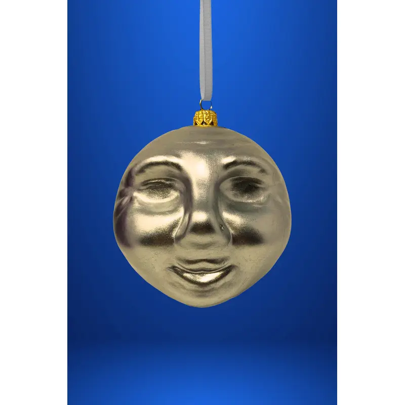 Moon Dance Glass Ornament