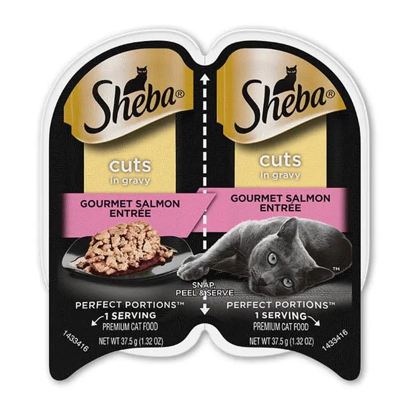 Sheba Perfect Portions Cuts Salmon Wet Cat Food (2.65oz)