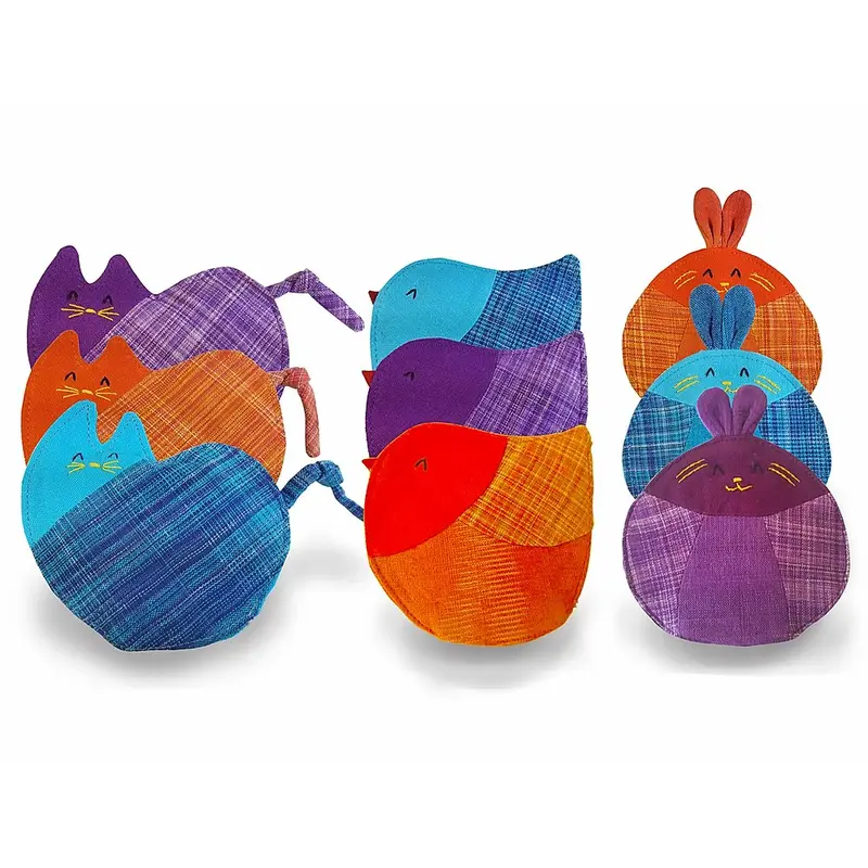 Goli Nip Naps Pockets Birdie Rabbit or Cat Assorted Colors