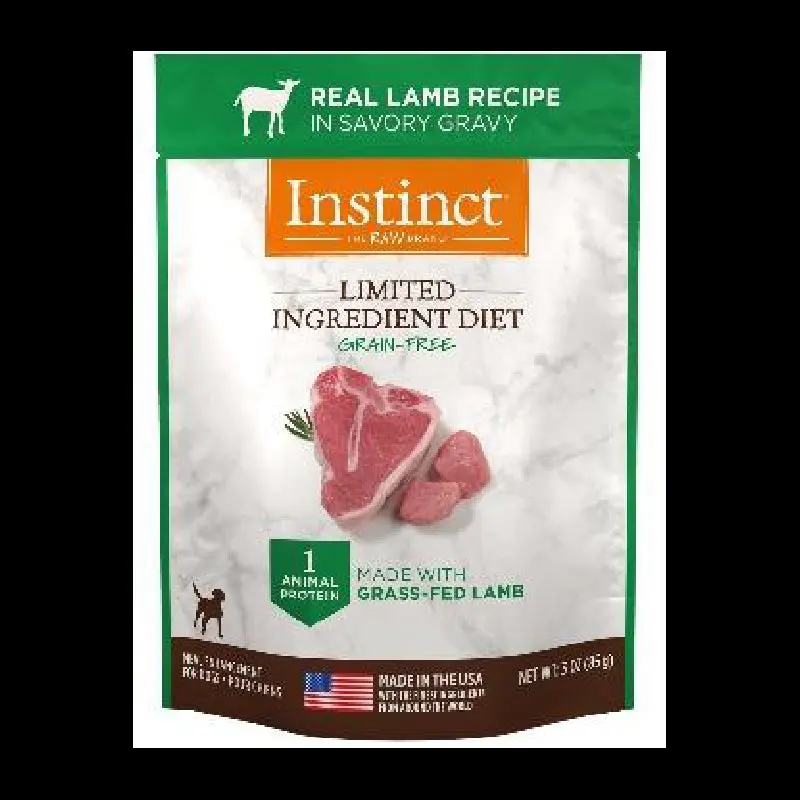 Nature's Variety Instinct Limited Ingredient Lamb Pouches Dog 3oz