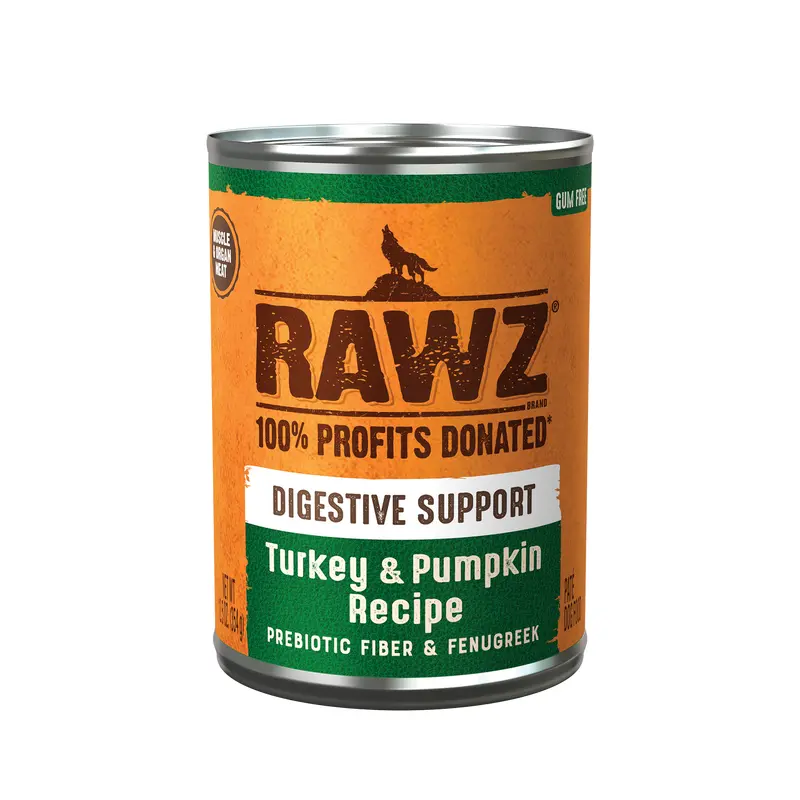 Rawz Digestive Turkey & Pumpkin Dog Canned 12.5oz