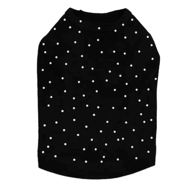 Scattered Stones (Clear Rhinestones) - Dog Tank